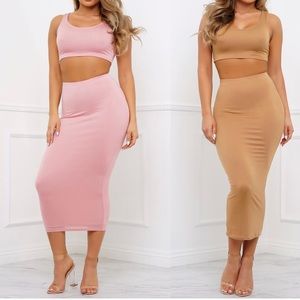 Kuwait Two Piece Set in Pink
